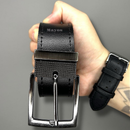 Kit Cinto Masculino 125CM + Carteira Masculina LISA.