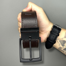 Kit Cinto Masculino 125CM + Carteira Masculina LISA.