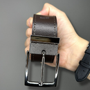 Kit Cinto Masculino 125CM + Carteira Masculina LISA.