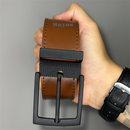 Kit Cinto Masculino 125CM + Carteira Masculina LISA.