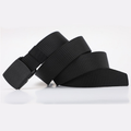 Moda Cinto Largo Masculino Nylon Fivela de Plástico Entrega rápida
