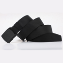 Moda Cinto Largo Masculino Nylon Fivela de Plástico Entrega rápida