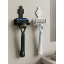 Kit 2 Suporte Gillette Parede Fita 3M Porta Barbeador Sem Furo Kit Organizador Banheiro Dele e Dela
